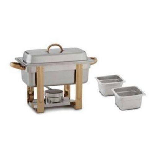 Alegacy The Original Six In One Gold Accented Chafer With Two 88164 Pan, 1/3 X 2 Inch