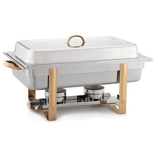 Alegacy Gold Accented Full Size Chafer, 9 Quart Capacity