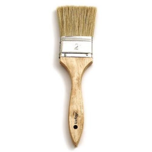Alegacy Boar Hair Pastry Brush with Stainless Steel Band, 2 inch.