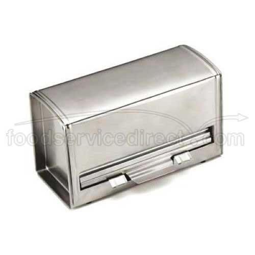 Alegacy 18/8 Stainless Steel Jumbo Straw Dispenser, 4 1/2 x 10 1/4 x 5 3/4 inch.