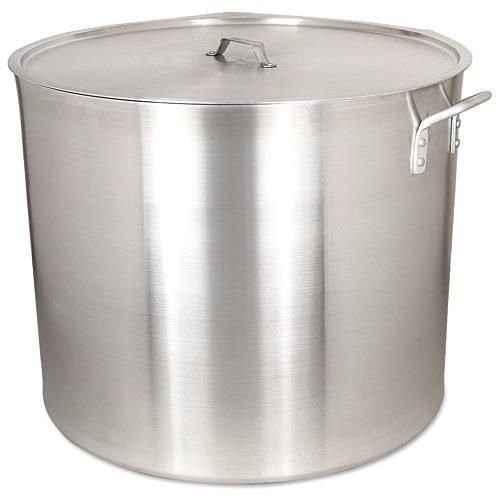 Alegacy Heavy Duty Aluminum Stock Pot With Lid, 160 Quart