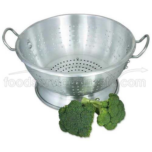 Alegacy Aluminum Heavy Duty Colander, 16 Quart Capacity.
