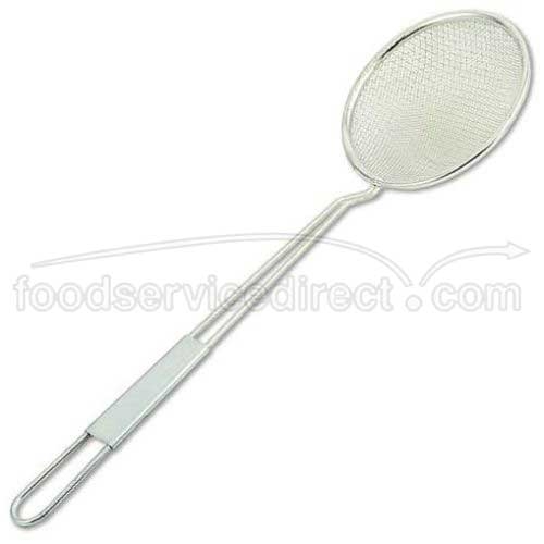 Alegacy Tin Fine Double Mesh Skimmer, 9 inch Bowl Diameter.