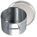 Alegacy Eagleware The Point Two Five Line Heavy Duty 2 Gauge Aluminum Sauce Pot with Cover, 10 Quart.