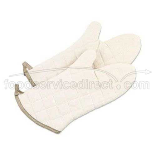 Alegacy 100 Percent Cotton Grill And Oven Mitt, 17 Inch Length -- 1 Pair.