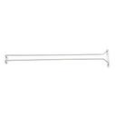 Alegacy Chrome Finish Glass Rack, 24 inch.