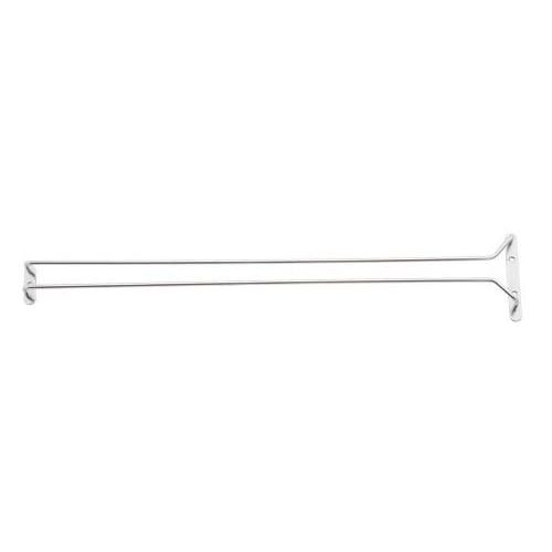 Alegacy Chrome Finish Glass Rack, 24 inch.