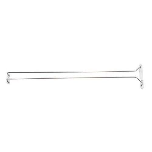 Alegacy Chrome Finish Glass Rack, 24 Inch