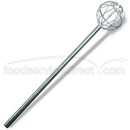 Alegacy Stainless Steel Long Handle Ball Whip, 49 inch Length.