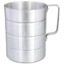 Alegacy Heavy Duty Aluminum Dry Measure, 4 Quart.