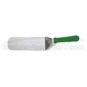 Alegacy Stiff Color Coded Spatula with Green Handle, 14 3/4 inch Overall Length.