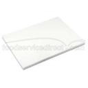 Alegacy White Polyethylene Cutting Board, 12 x 18 x 1 inch.