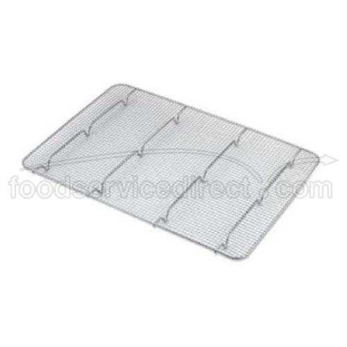 Alegacy Chrome Plated Footed Pan Grate, 10 x 8 x 7/8 inch.