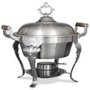 Alegacy Cordiale Deluxe Stainless Steel Round Chafer, 13 inch.