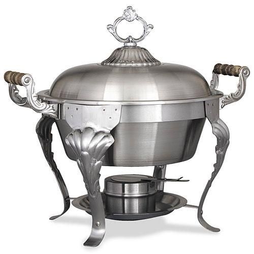 Alegacy Cordiale Deluxe Stainless Steel Round Chafer, 13 inch.