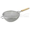 Alegacy Stainless Steel Medium Double Mesh Strainer, 10 1/4 inch Bowl Size.