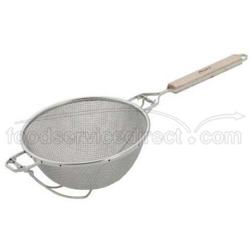 Alegacy Stainless Steel Medium Double Mesh Heavy Duty Strainer, 10 1/4 Inch Bowl Size