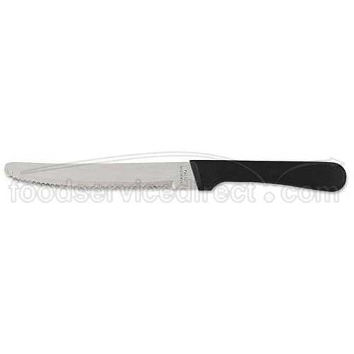 Alegacy Hollow Ground Steak Knife with ABS Plastic Handle, 5 inch Blade Length -- 12 per case.