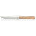 Alegacy Hollow Ground Steak Knife with Hardwood Handle, 4 3/4 inch Blade Length -- 12 per case.