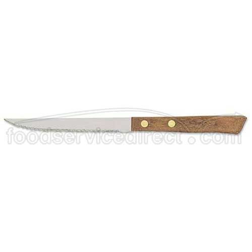 Alegacy Steak Knife With Hardwood Handle, 4 1/8 Inch Blade Length -- 12 Per Case