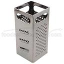 Alegacy Stainless Steel Square Four Surface Grater, 9 inch Height.