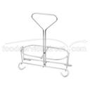 Alegacy Chrome Plated Wire Rack Only, 7 3/4 x 7 1/2 x 3 3/8 inch.
