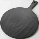 American Metalcraft Melamine Faux Slate Round Serving Peel, 14 inch Dia. -- 12 per case.
