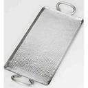 American Metalcraft Hammered Stainless Steel Small Rectangle Griddle, 21 3/4 inch Length -- 6 per case.