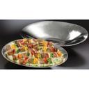 American Metalcraft Stainless Steel Large Oval Hammered Bowl, 20.125 x 16.25 x 3.375 inch.