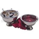 American Metalcraft Hammered Punch Bowl, 13 Quart.