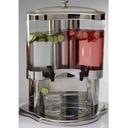American Metalcraft Stainless Steel Dual Beverage Server, 13 1/2 x 17 x 21 inch.