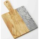 American Metalcraft Olive Wood and Gray Marble Serving Peel, 14 inch Length -- 8 per case.
