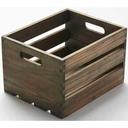 American Metalcraft Vintage Wood Crate, 10 1/4 inch Length -- 4 per case.