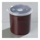 Brown Heavy Weight Classic Crock with Lid 1.2 Quart