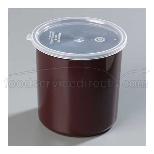 Brown Heavy Weight Classic Crock with Lid 2.7 Quart