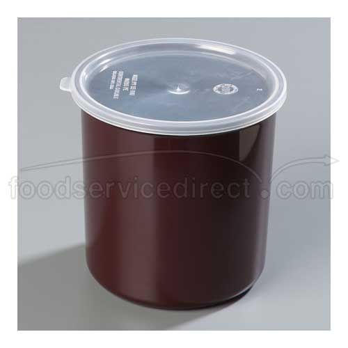 Carlisle Brown Heavy Weight Classic Crock With Lid 2.7 Quart