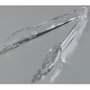 Carlisle Carly Polypropylene Clear Utility Tong, 9 inch.