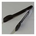 Black Carly Clear Revolutionary Plastic Salad Tong 9 inch