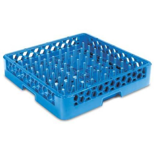 Opticlean Blue All Purpose Plate And Tray Rack, 3.2 Inch Inside Height
