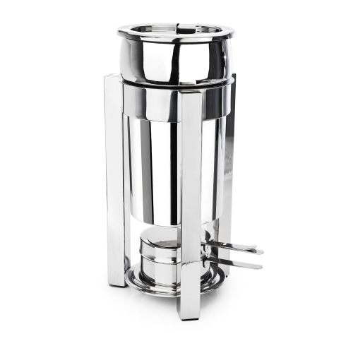 Eastern Tabletop P2 Collection Stainless Steel Petite Sauce Marmite with Lift off lid, 2 Quart.