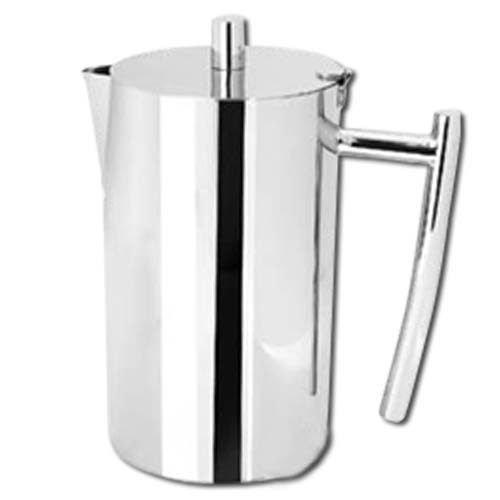 Eastern Tabletop Arc Collection Stainless Steel Coffee Pot With Spout, 64 Ounce
