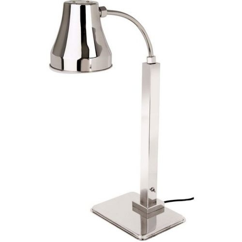 Eastern Tabletop Stainless Steel P2 Pillard Square Single Self Standing Heat Lamp Warmer.