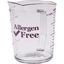 Cambro Camwear Polycarbonate Allergen Free Purple Measuring Cup, 1 Quart -- 12 per case.