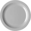 Cambro Camwear Black Narrow Rim Plate, 10 inch Diameter -- 48 per case.