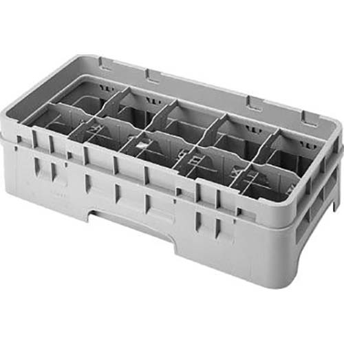 Cambro Camrack Beige Half Size 10 Compartment Cup Rack, 3 1/2 inch Diameter -- 5 per case.