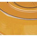 Cambro Amber Camwear Camcover Plate Cover Only, 12 1/8 inch Inside Diameter -- 12 per case.