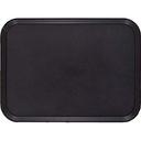 Cambro Black Camwear Rectangular Non-Skid Tray, 14 x 18 inch -- 12 per case.