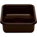 Cambro Poly Cambox Dark Brown 15 x 20 inch Bus Box, 19 15/16 x 15 5/16 x 4 15/16 inch -- 12 per case.