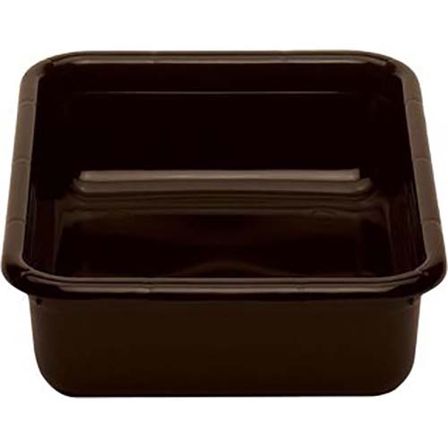 Cambro Poly Cambox Dark Brown 15 x 20 inch Bus Box, 19 15/16 x 15 5/16 x 4 15/16 inch -- 12 per case.