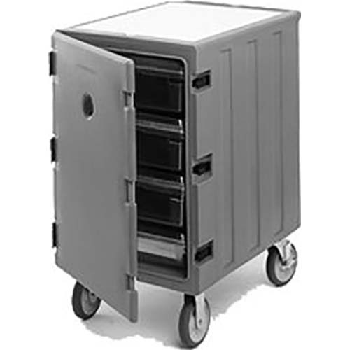 Cambro Coffee Beige Non Electric- Low Camcart for Food Storage Box, 32 x 37 1/2 x 21 1/2 inch.